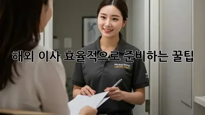 해외 이사, 효율적으로 준비하는 꿀팁!