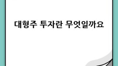 대형주 투자, 완벽 가이드
